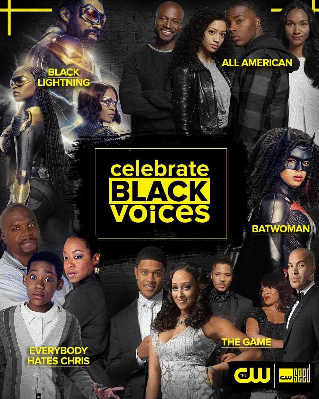 The CWのインスタグラム：「Celebrate Black voices with The CW and @cwseed.」