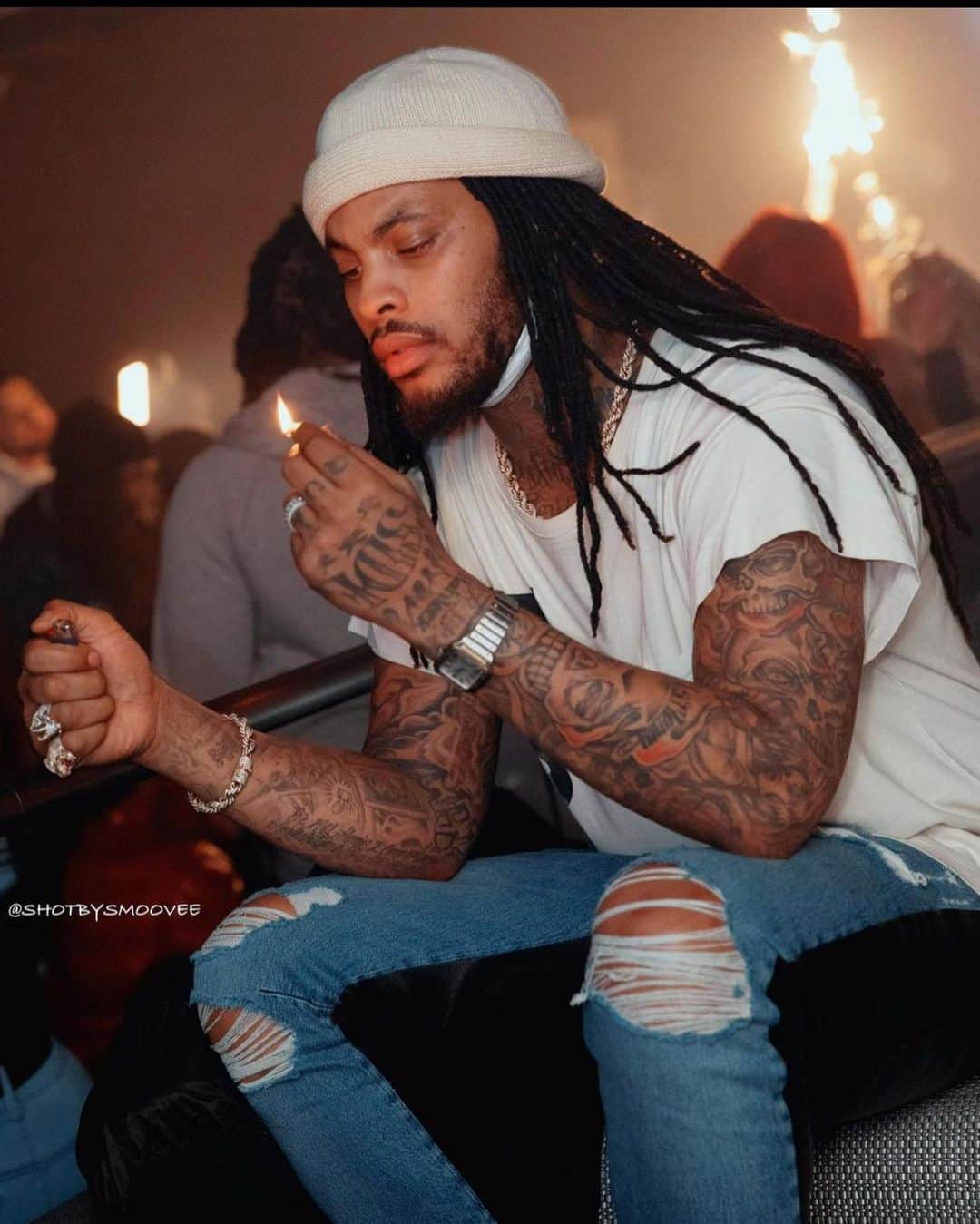 ワカ・フロッカ・フレイムさんのインスタグラム写真 - (ワカ・フロッカ・フレイムInstagram)「Tell them fuck boys the Flame back #brickSquadBusiness #a1manArmy #BrickSquadNavy 📸: @shotbysmoovee」2月21日 9時19分 - wakaflocka