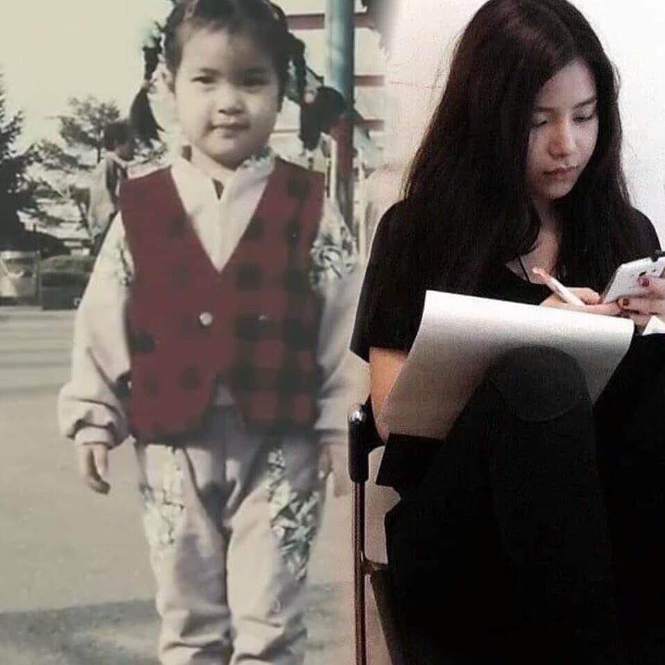 ソラのインスタグラム：「you grew up to be such an inspiration to all of us i love you yongsun @solarkeem ♡ #BrightestSolarDay」