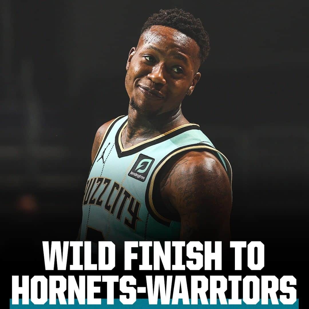 espnのインスタグラム：「9 seconds left. 2-point Warriors lead. Draymond ejected. Then, Terry Rozier called game 🤯」