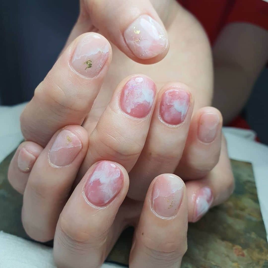 Yingのインスタグラム：「I used PREGEL Tulle Grege, Pale Almond, White, and Base White. All items can be purchased at @nailwonderlandsg 🤗 . . . 🛒 www.nailwonderland.com⁣⁣ 📍20A Penhas Road, Singapore 208184⁣⁣ (5 minutes walk from Lavender MRT)⁣⁣ .  I am currently only able to take bookings from my existing pool of customers. If I have slots available for new customers, I will post them on my IG stories. Thank you to everyone who likes my work 🙏 if you need your nails done, please consider booking other artists at @thenailartelier instead ❤  #ネイルデザイン  #ネイルアート #ネイル #ジェルネイル #nailart #네일아트 #pregel #プリジェル #nails #gelnails #sgnails」