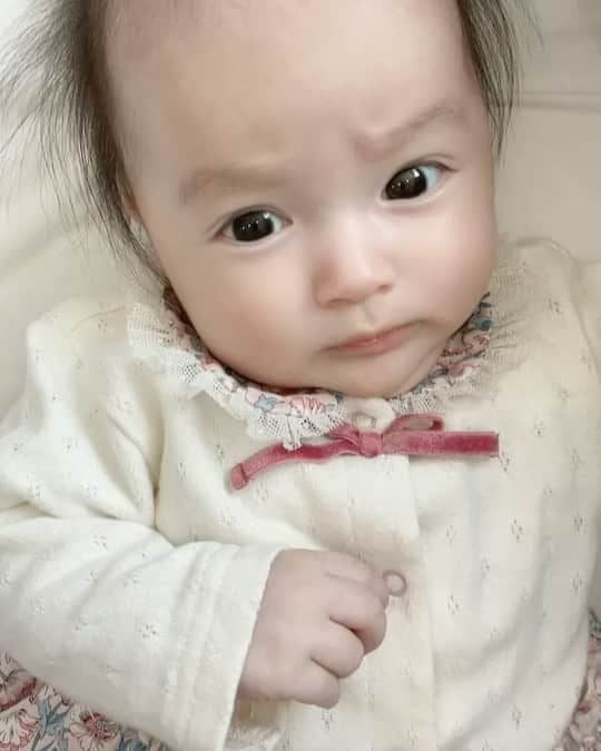 アレクサンダーのインスタグラム：「お散歩行く？ #sister #bebe #赤ちゃん」