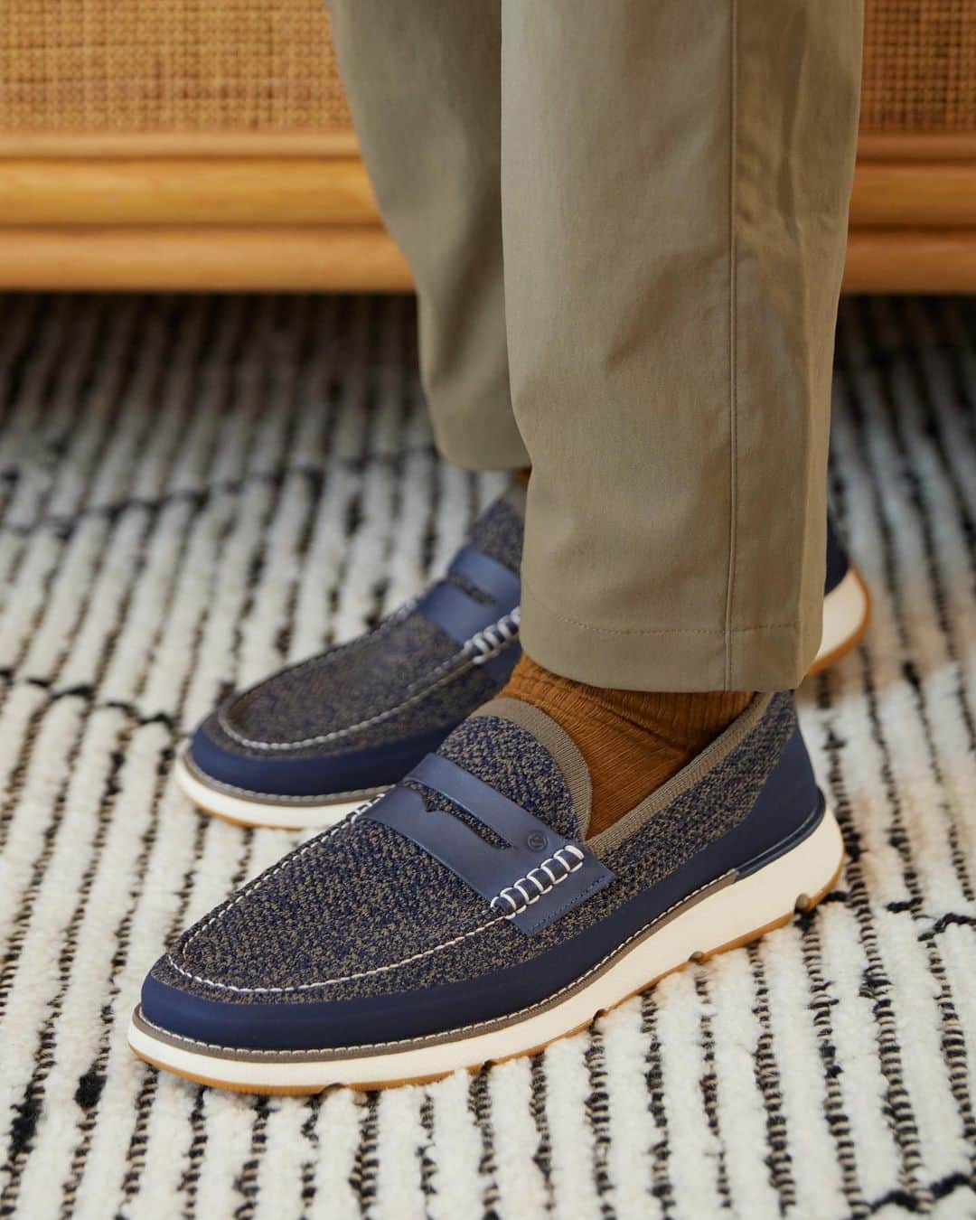 Cole Haanのインスタグラム：「Meet your new go-to. Our 4.ZERØGRAND Loafers in Stitchlite™ are extra lightweight and breathable, with dual-density foam cushioning that provides all-day comfort.」