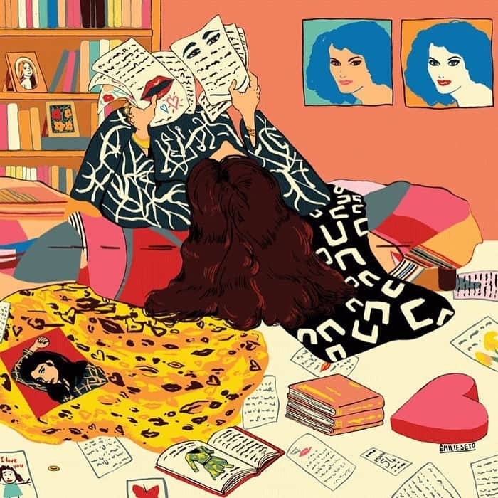 ダイアン フォン ファステンバーグのインスタグラム：「Love letters 💌 by @emilie.seto for @financialtimes」