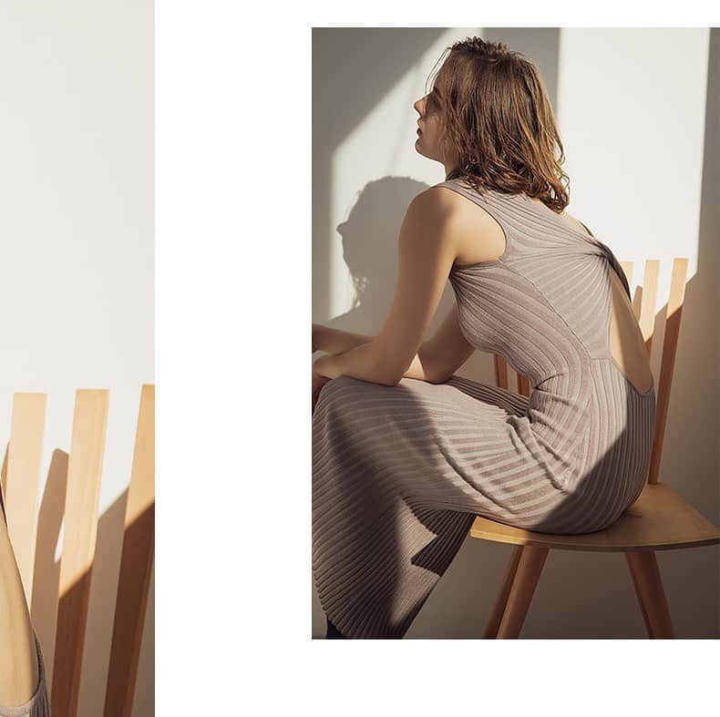のインスタグラム：「AMBIENT SPRING 2021 COLLECTION ▫️ 𝗕𝗶𝗰𝗼𝗹𝗼𝗿 𝗿𝗶𝗯 𝗯𝗮𝗰𝗸 𝗼𝗽𝗲𝗻 𝗸𝗻𝗶𝘁 𝗺𝗮𝘅𝗶 𝗼𝗻𝗲𝗽𝗶𝗲𝗰𝗲  【4月上旬発売予定】 〈Beige,Olive,Grayish pink,Coral〉  ＿＿＿＿＿＿＿＿＿＿＿＿＿＿＿＿＿＿＿＿ www.ambient-online.com @ambientofficial #アンビエント#ambient_official #springcollection #spring2021」