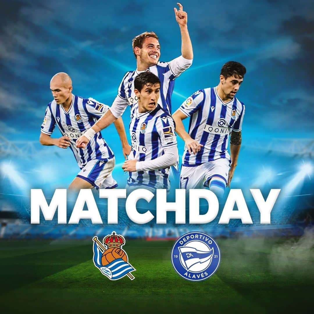 レアル・ソシエダさんのインスタグラム写真 - (レアル・ソシエダInstagram)「⚽ #RealSociedad 🆚 @deportivoalaves 🏟 Reale Arena ⏰ 16:15 🔊 AUPA REAL!!! 💙⚪  #RealSociedadAlavés #LaLiga #AurreraReala #Football #nikezdutbigarrentalderik #yonotengosegundoequipo」2月21日 18時00分 - realsociedad