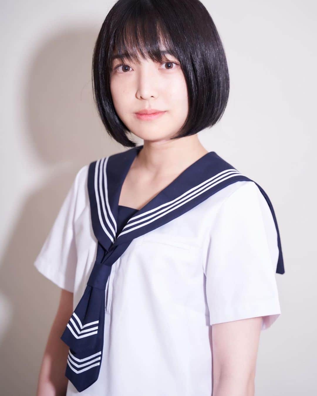 佐咲日菜のインスタグラム：「学生役の宣材写真です☺︎」