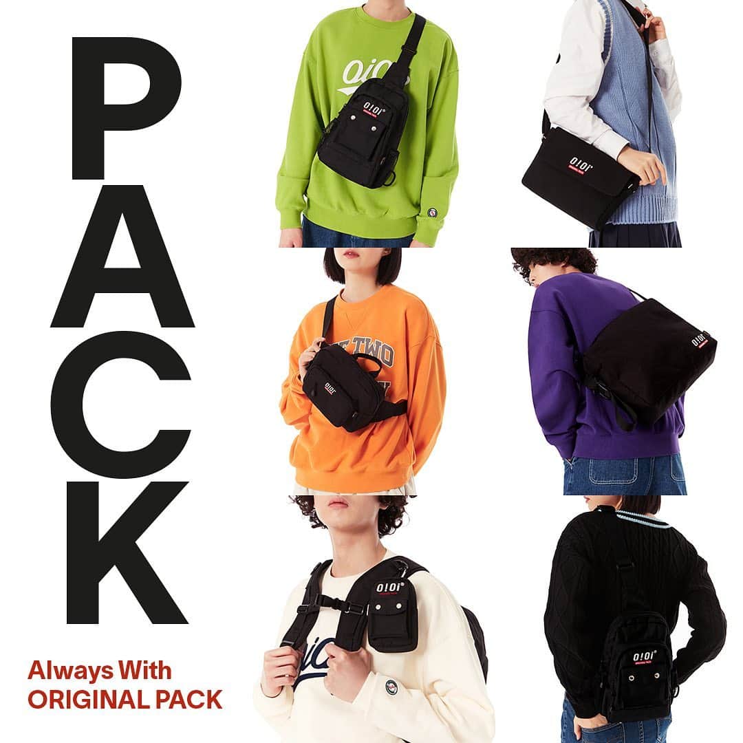Second Brand Of O!Oiのインスタグラム：「Always With ORIGINAL PACK 5252 BY O!Oi에서 새롭게 출시하는 가방 라인 ORIGINAL PACK은 'Always With ORIGINAL PACK'이라는 슬로건으로 데일리하고 캐주얼한 디자인을 선보입니다.   ONLINE OPEN 02.22 (MON)  ✔️ORIGINAL PACK 발매기념 10% OFF (2/22-3/1) ✔️5만원 이상 구매 시 5252 BY O!Oi 로고 볼펜 증정! (선착순 한정)  52-52.co.kr」