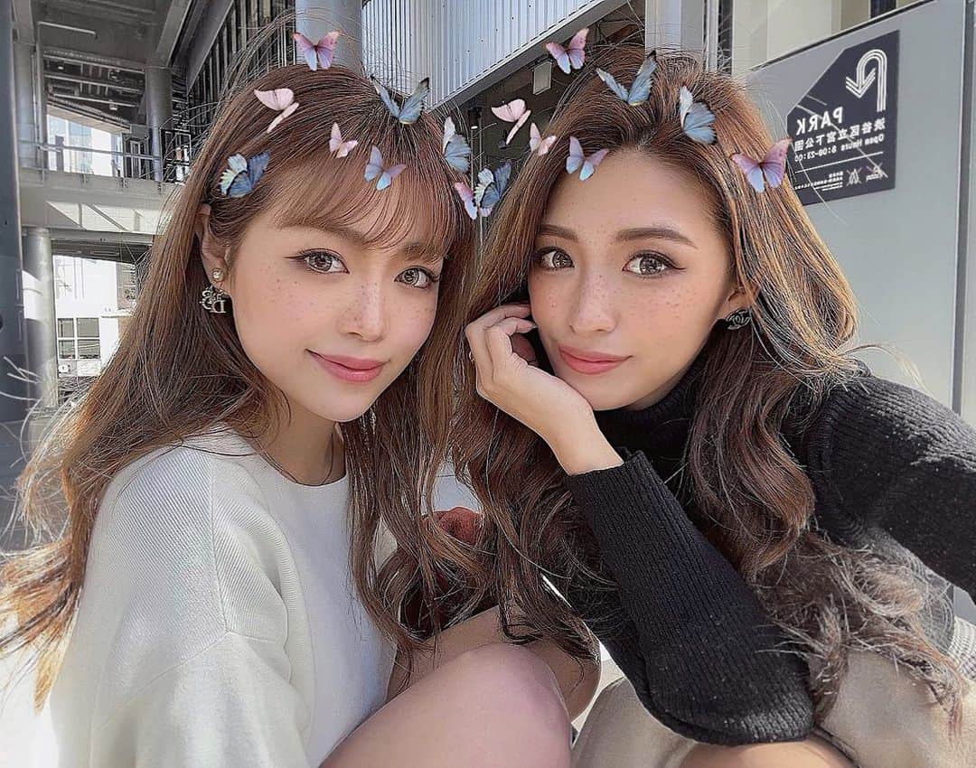のインスタグラム：「love💘🦋💭 ㅤㅤㅤㅤㅤㅤㅤㅤㅤㅤㅤㅤㅤ ㅤㅤㅤㅤㅤㅤㅤㅤㅤㅤㅤㅤㅤㅤㅤㅤㅤㅤㅤㅤㅤㅤㅤㅤㅤㅤ ㅤㅤㅤㅤㅤㅤㅤㅤㅤㅤㅤㅤㅤ なんでも本音が話せる友達って いつまでも大切にしたいよね。 たくさん話せてHappy day🤞🏽/// りょーちゃんありがとう！💗 ㅤㅤㅤㅤㅤㅤㅤㅤㅤㅤㅤㅤㅤㅤㅤㅤㅤㅤㅤㅤㅤㅤㅤㅤㅤ ㅤㅤㅤㅤㅤㅤㅤㅤㅤㅤㅤㅤㅤ ㅤ #bestfriends  #友達 #大切」