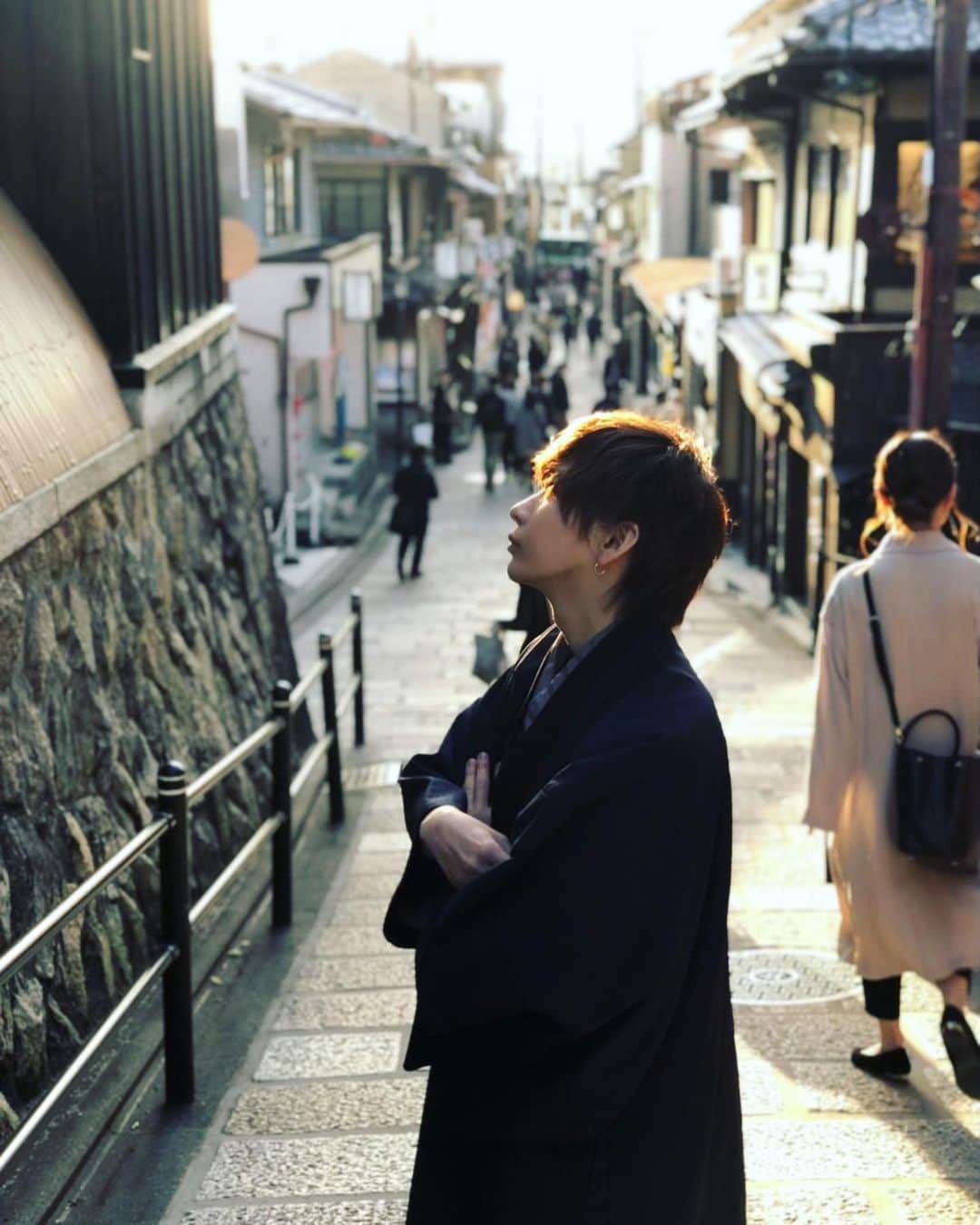 タケヤキ翔さんのインスタグラム写真 - (タケヤキ翔Instagram)「そうだ、京都に行こう。  #京都 #浴衣 #甚平 #清水寺」2月21日 20時22分 - takeyakisyou