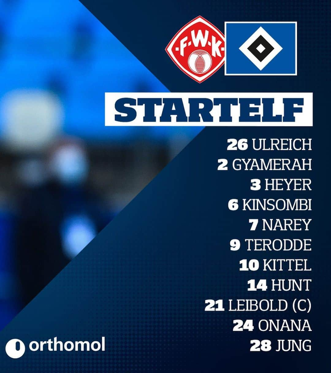 ハンブルガーSVさんのインスタグラム写真 - (ハンブルガーSVInstagram)「Wir präsentieren: die Startelf 1️⃣1️⃣  SWIPE RIGHT ⏩⏩⏩  #nurderHSV #FWKHSV #Startelf #Auswärtsspiel  📸 @witters_sportfotografie」2月21日 20時41分 - hsv