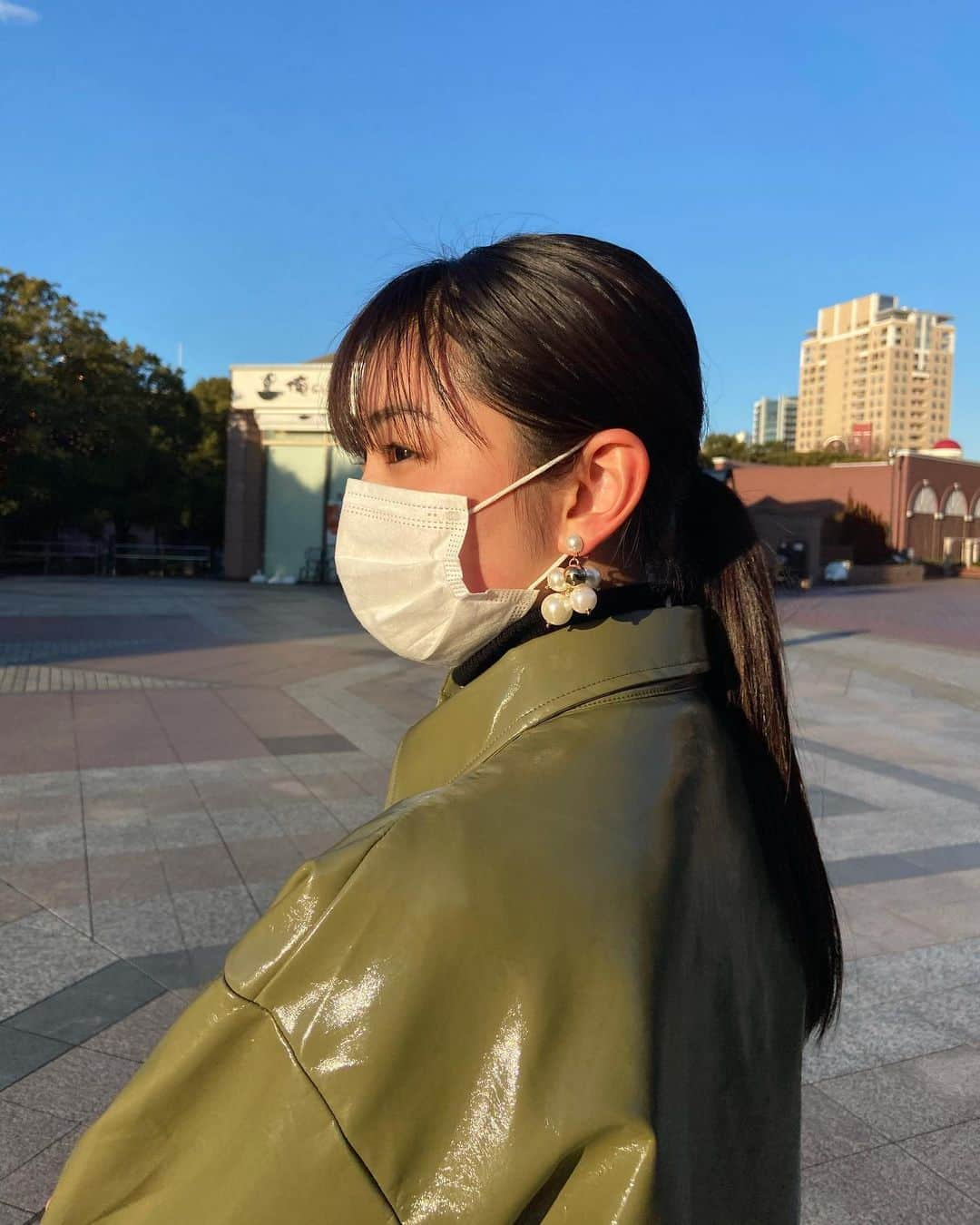 岡本莉音さんのインスタグラム写真 - (岡本莉音Instagram)「🌇🟢」2月21日 20時35分 - rion051228