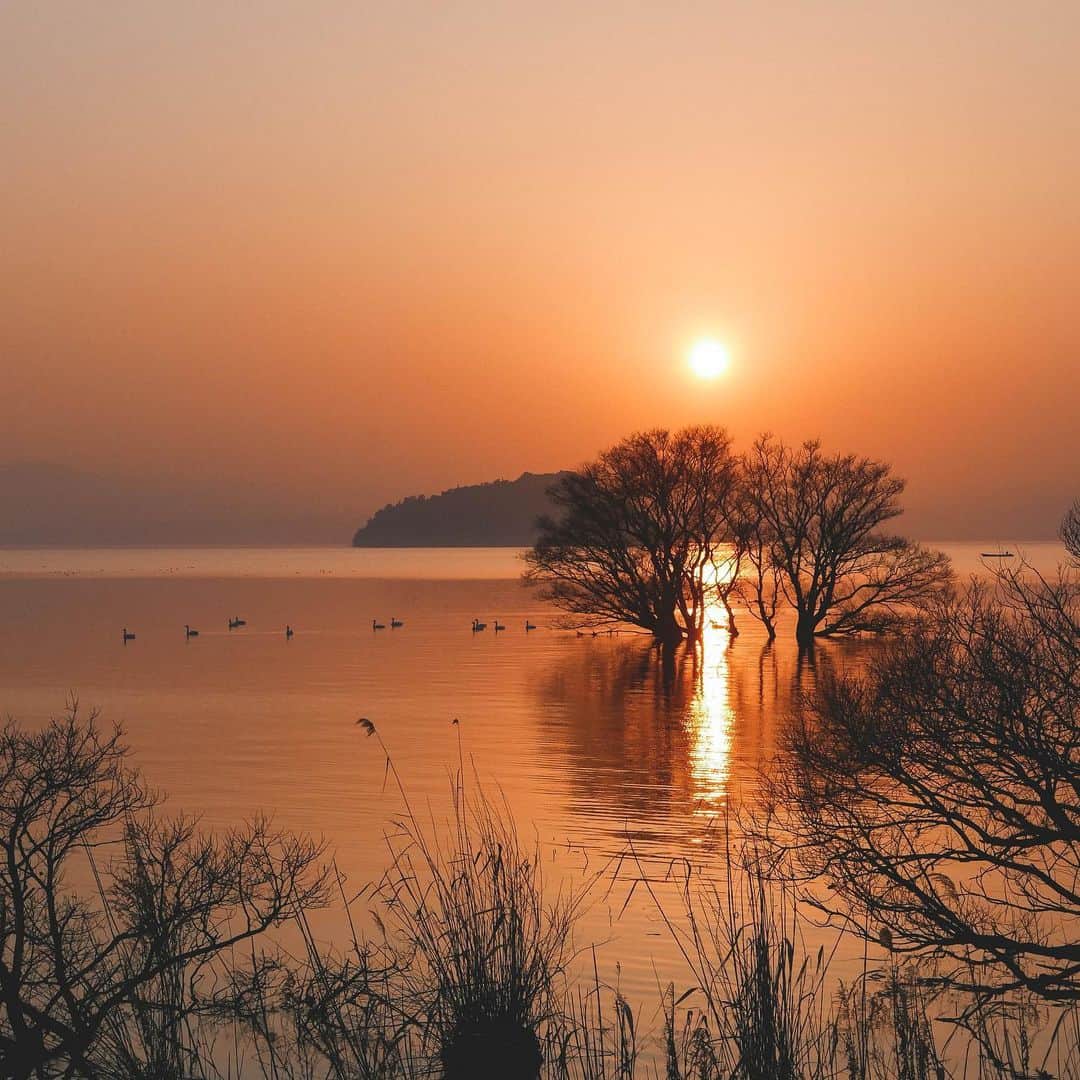 山口淳一さんのインスタグラム写真 - (山口淳一Instagram)「Beautiful sunset. 夕日見たの久しぶり。 — #japan #sunset #nature #日本 #夕日 #自然」2月21日 21時00分 - junichi_yamaguchi