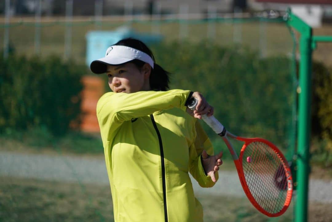 尾崎里紗のインスタグラム：「今日は暖かい日でした☀️﻿ ﻿ ﻿ ﻿ ﻿ #glico ﻿ #powerproduction ﻿ #head ﻿ #headtennis_official﻿ #headjapan﻿ #teamhead ﻿ #asicstennis﻿ #teamasics ﻿ #imoveme﻿ #onitsukatiger ﻿ #株式会社タイド ﻿ #TIDE. ﻿ #gram3 ﻿ #グラムスリー ﻿ #tbc_aesthetic ﻿ #エステ ﻿ #エステティックtbc ﻿ #尾崎里紗 ﻿ #risaozaki ﻿ #tennis ﻿ #tennisplayer ﻿ #テニス ﻿ #fitness ﻿」
