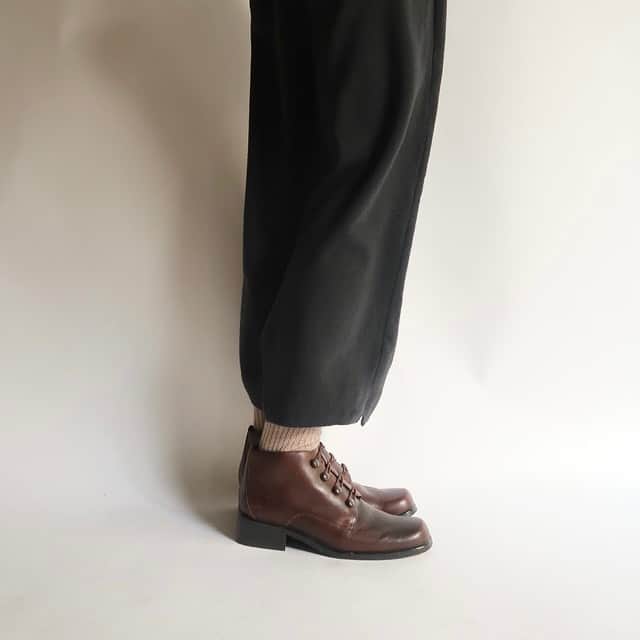 TheSunGoesDownさんのインスタグラム写真 - (TheSunGoesDownInstagram)「hiking brown leather boots  アウトソール 25cm インソール 24.5cm ヒールの高さ 4cm」2月21日 22時15分 - tsgd_tokyo