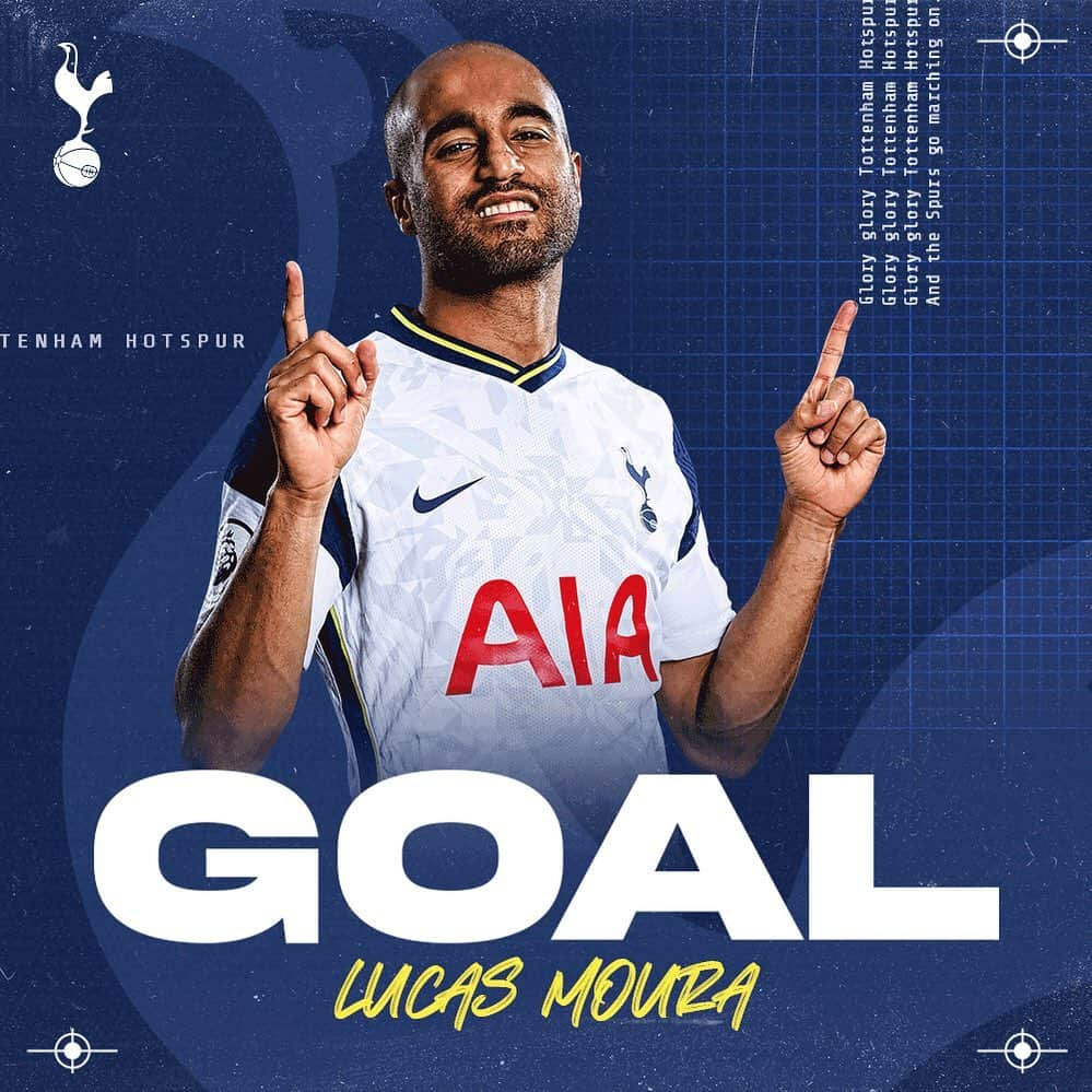 トッテナム・ホットスパーFCさんのインスタグラム写真 - (トッテナム・ホットスパーFCInstagram)「@lucasmoura7 pulls one back 💪」2月21日 22時23分 - spursofficial