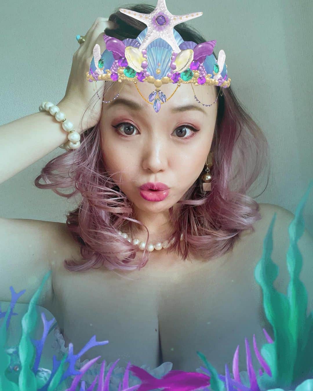 COMA-CHIのインスタグラム：「🧜‍♀️💜🔮🐚✨」