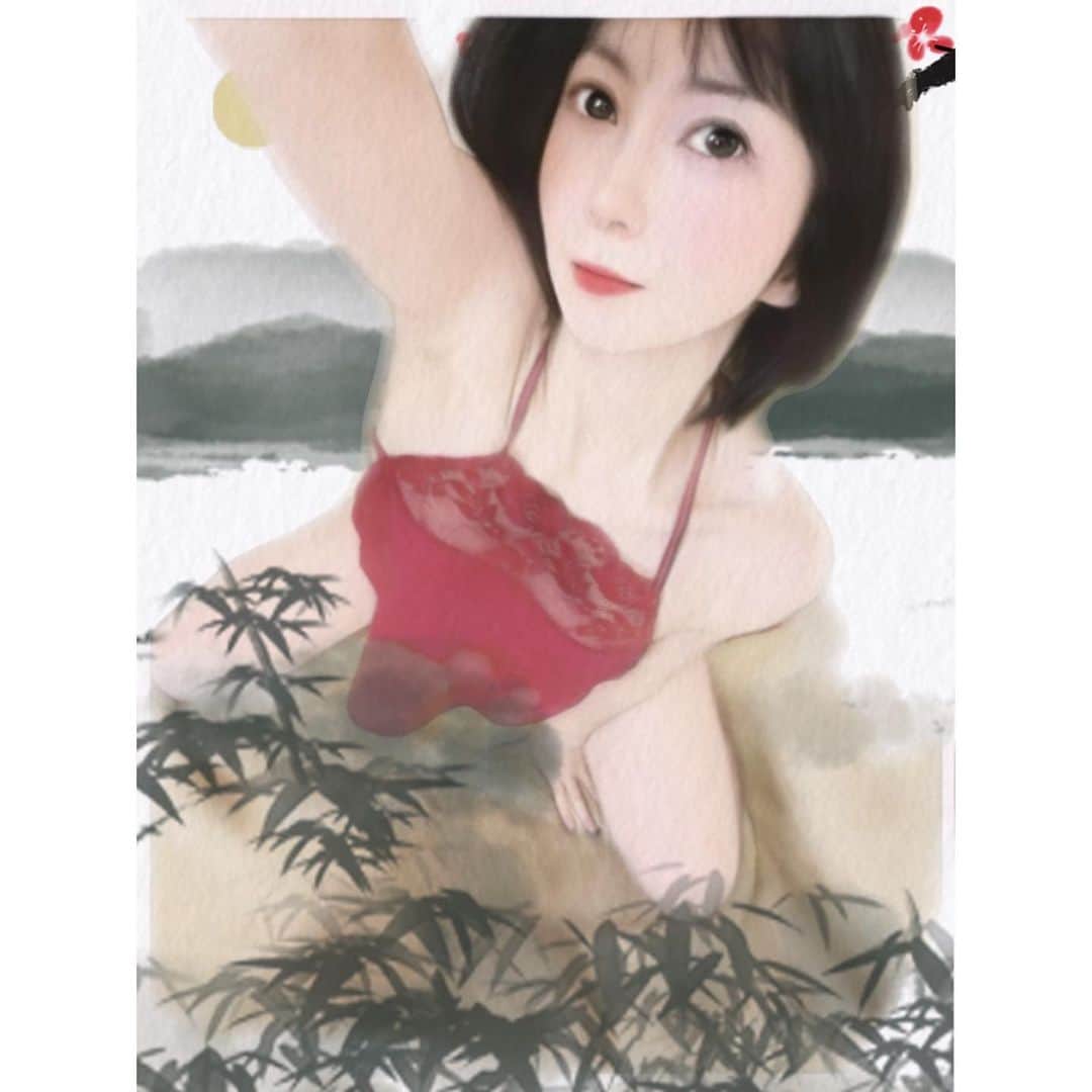 井川ちさと（新尾きり子）のインスタグラム：「🍑 甜蜜的梦🌞」