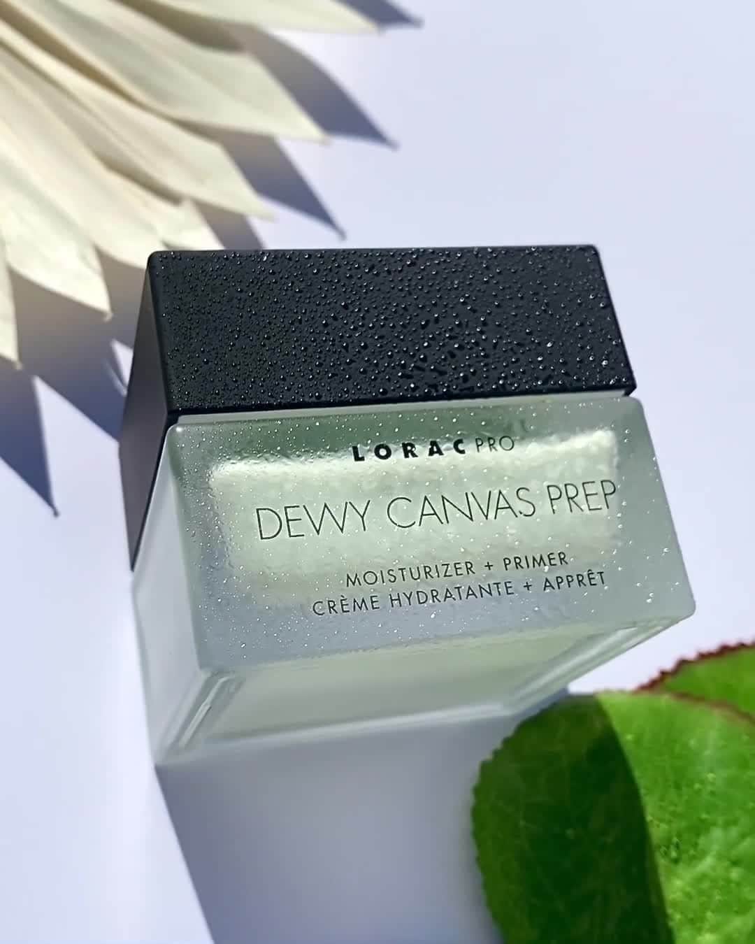 LORACのインスタグラム：「Instant hydration for all skin types 🤍DEWY CANVAS PREP Moisturizer + Primer available NOW for $35 on LORAC.com & coming soon to ULTA.com! Link in bio!  🎥: @deanfournier  #LORAC #LORACCosmetics @ultabeauty」