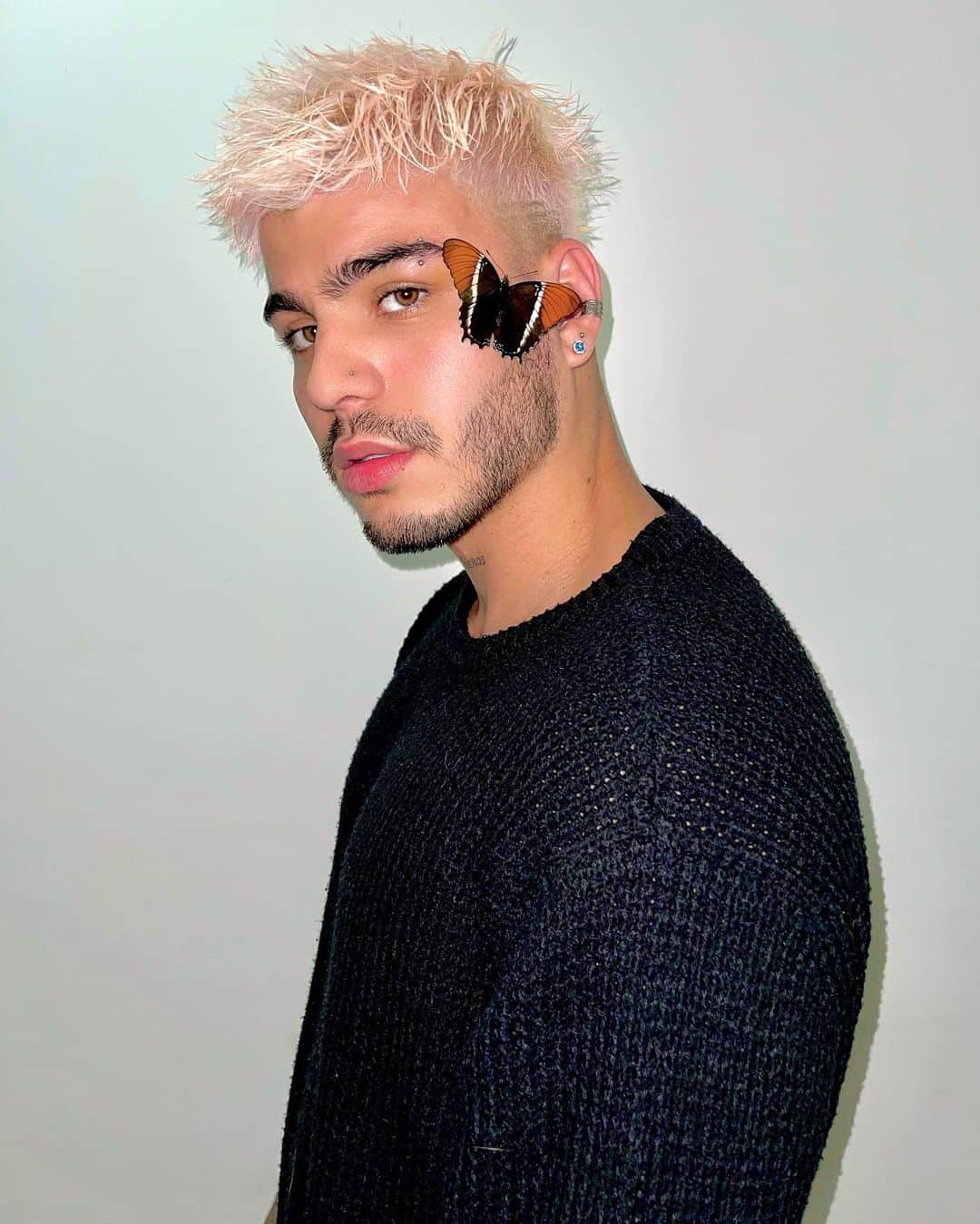 Sebastián Villalobosのインスタグラム：「hoy en casa nació esta mariposa y estoy que no me lo creo, qué increíble y qué perfecta es la fucking naturaleza 🦋🦋🦋🦋🦋🦋🦋🦋🦋🦋…」