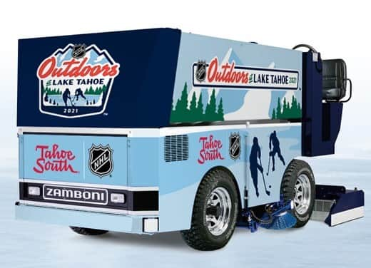 NHLさんのインスタグラム写真 - (NHLInstagram)「The NHL will be donating this refurbished Zamboni machine to the new South Tahoe Event Center currently under construction! #NHLOutdoors」2月22日 10時35分 - nhl