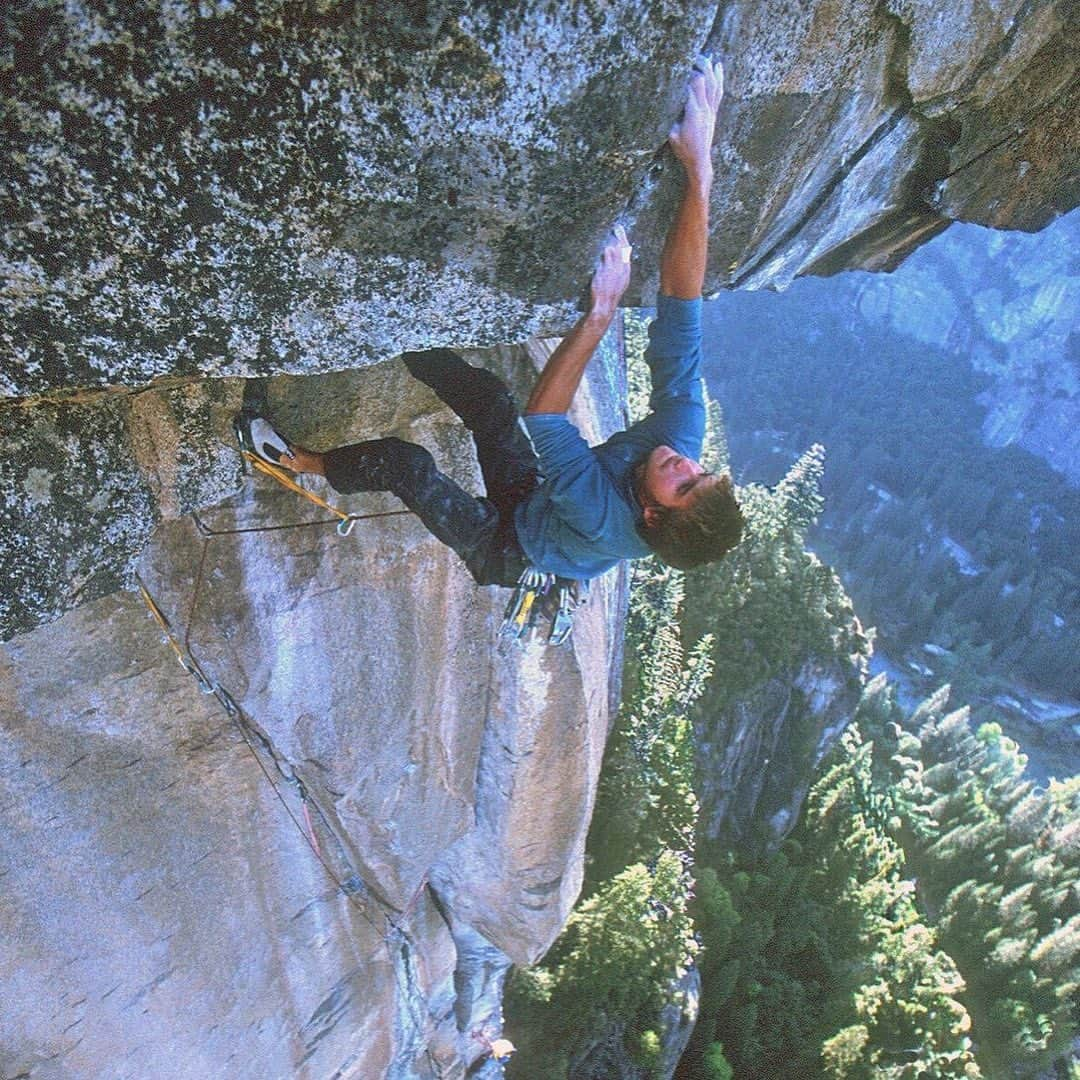 クリス・シャーマさんのインスタグラム写真 - (クリス・シャーマInstagram)「Great memories climbing in The Valley with @jimthornburg and @yobasecamp around 1997 or 98 when I was 17   Repost from @jimthornburg • Chris Sharma and I were regular climbing partners in 1995/96, He was around 15 and I was 31. We’d go on day trips to places like The Pinnacles, Castle Rock and Yosemite. The first time he went to a new place he would always ask “What’s the hardest thing here?” I would say “Dang! Hold your horses, let’s work through the classics first?” That didn’t go over well and inevitably we would go straightaway to the area’s hardest routes. I always figured he’d get a smackdown and a lesson to ease into a new area. That never happened, instead he would usually flash or quickly send said hardest route. When we went to Yosemite, I was sure it would be different, and apparently I wasn’t alone. Magazine “letters to the editor” and online forums were full of crusty trad dads who loved to say asinine things like “So he can flash 5.13 sport routes? Big Deal...I’d like to see him on a 5.10 handcrack...” or “He’s just a Gym Climber”.   I said, “Let’s go climb Five and Dime and then Outer Limits” He said “I wanna climb Excellent Adventure!” (Excellent Adventure was Peter Croft’s latest hard crack, then rated 13c and Yosemite’s hardest and most exposed crack at the time) I said “Fine... yer gonna die”. I figured if he was gonna sandbag himself I wouldn’t talk him out of it. With Andy Puhvel, we drove to the top of the Rostrum and gave Chris a crash course in placing gear (this would be Chris’ 3rd trad lead). Down we went, and soon Chris was leading up into the thin corner crux. He struggled a bit figuring out which way to go where the corner splits from the Regular Route...a classic Yosemite route finding flub, and he put sport draws where he should have put long slings, but other than that, he absolutely hiked the pitch... it looked like 5.10 the way he climbed it. At the top, there was so much rope drag I had to help him pull the rope up to belay Andy. I tried to give him a hard time about the rope drag, but he just said it was no big deal cause the route wasn’t that hard anyway 🤯. #sandbag #yosemite #tradisnotsorad #crackclimbing #climbinghistory」2月22日 3時25分 - chris_sharma