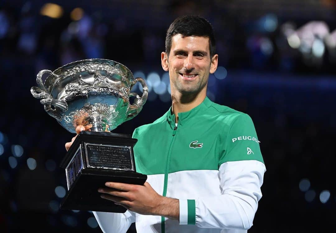 WTA（女子テニス協会）さんのインスタグラム写真 - (WTA（女子テニス協会）Instagram)「Congratulations to @djokernole on his 9️⃣th @australianopen title! 🏆 #AO2021 #TennisUnited」2月22日 4時18分 - wta