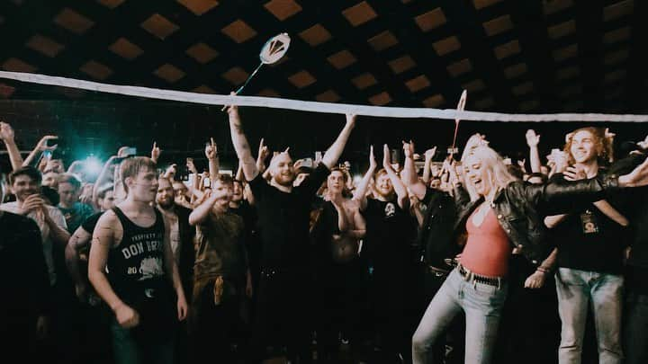 Don Brocoのインスタグラム：「Glasgow’s finest the BBBC🏸🏸🏸 aka Bad Boys Badminton Club this time THREE 😱 years ago at the Barrowlands then catty afters 🏴󠁧󠁢󠁳󠁣󠁴󠁿 10/10 night @mwamofficial @weareyonaka 📹 @tompullenphoto」