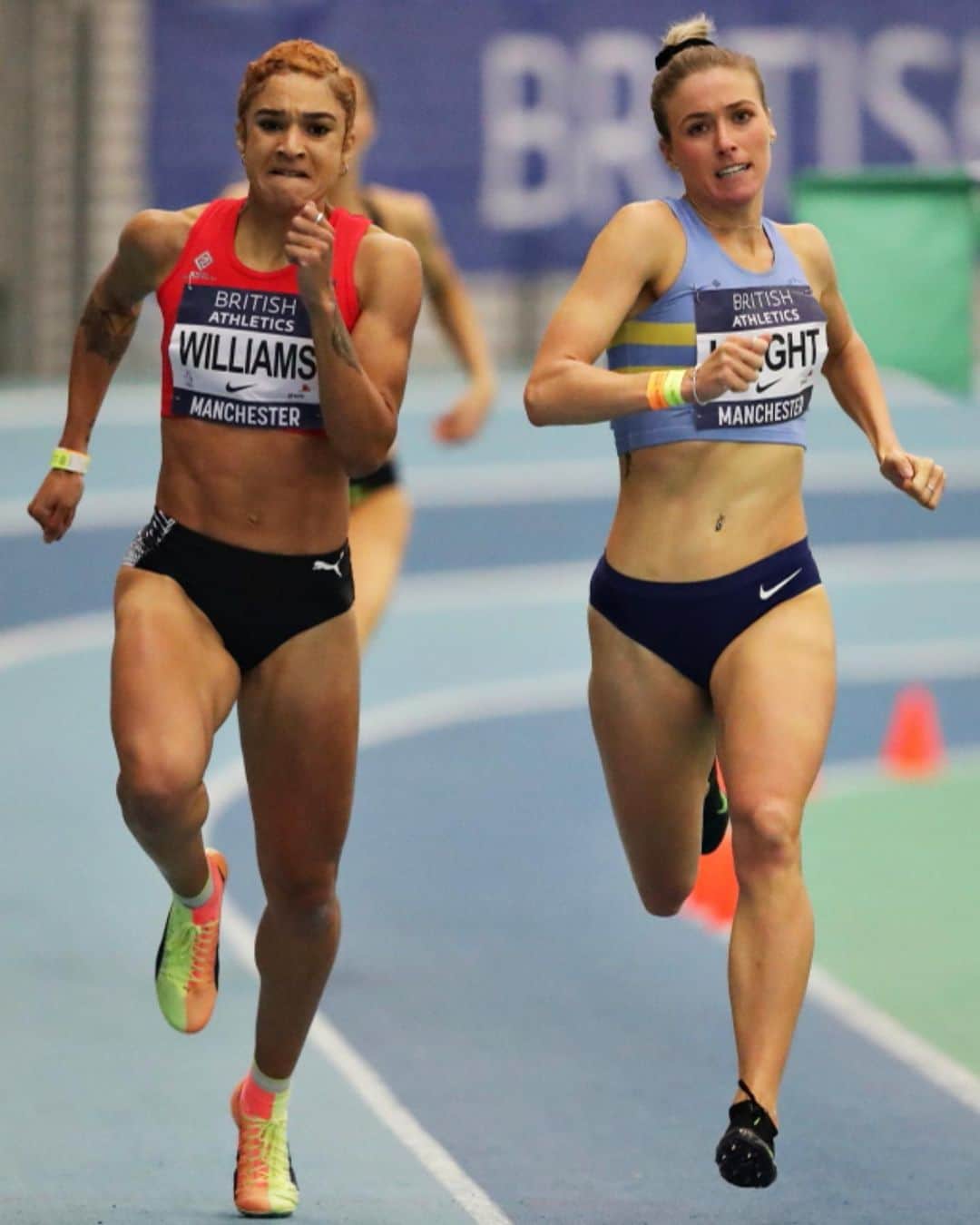 ジョディ・ウィリアムズのインスタグラム：「lemme tell you this 400 thing does not get any easier ☠️ dug reaaaal deep to get the win today at Euro Trials but got it done & in a track record 🤟🏽 onwards!   📸 British Athletics/Getty Images」