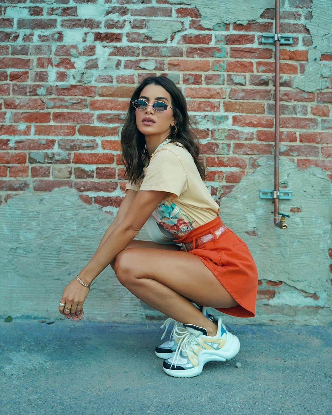 Camila Coelhoさんのインスタグラム写真 - (Camila CoelhoInstagram)「Sunny Sunday in LA☀️ Clima de primavera por aqui hoje! De lookinho @colccioficial 🧡 #ootd #style」2月22日 5時58分 - camilacoelho