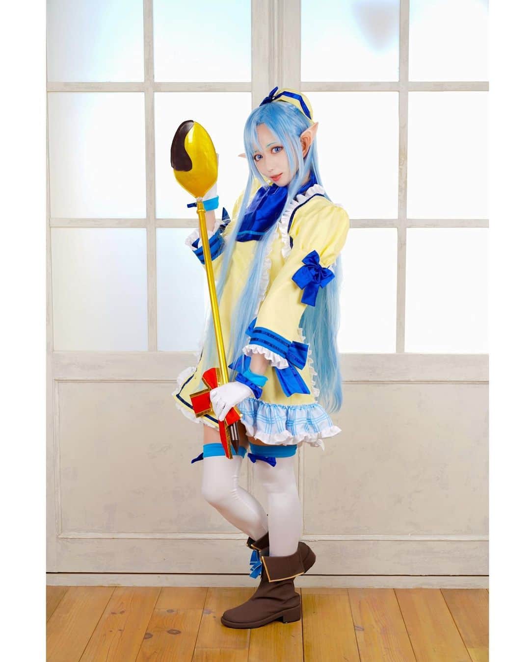 優月心菜のインスタグラム：「ソードアート・オンライン コードレジスタ　純白パティシエール(アスナ)  photo by結城雅弘さん スタジオ　ぷろっとあーと2  #ソードアートオンライン  #SAO #結城明日奈 #アスナ #ウンディーネ #ALO #純白パティシエール #コスプレ #cosplay  #cosplayer #バレンタイン #ぷろっとあーと #プロットアート #plotart #コードレジスタ」