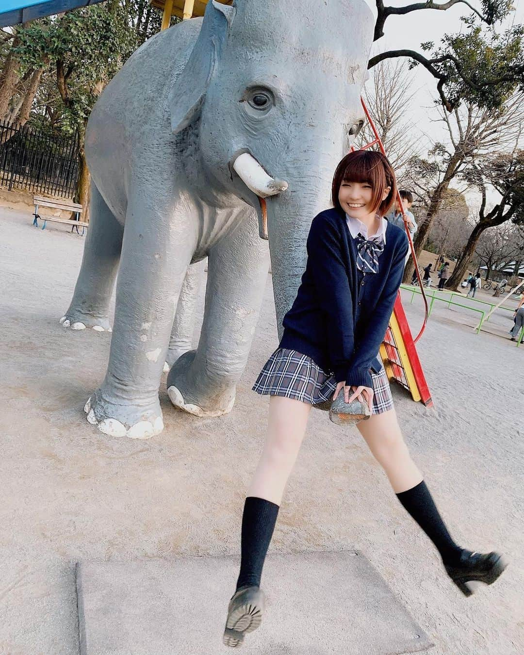 あやめさんのインスタグラム写真 - (あやめInstagram)「. さー！今週もがんばるぞう！🐘✨ . #永遠の17歳  #魔法はとっくに解けている #制服 #久々に着たくて #やっちまったぜ #dance #dancer #ダンス #tiktok #踊ってみた #踊り手 #youtube #Youtuber #ニコニコ動画 #niconico #smile #smilegirl #smiledance #ショートカット #ショートカット女子 #shortcut」2月22日 6時58分 - ayame_apricot