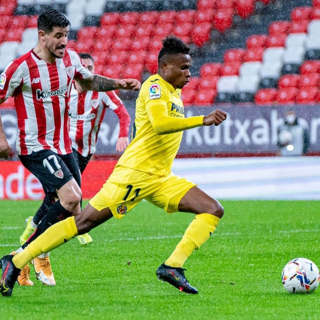 ビジャレアルCFのインスタグラム：「¡Qué bueno verte de nuevo, @chukwuezesamuel8 🤩🇳🇬👍!  It’s great to see you back, @chukwuezesamuel8 🤩🇳🇬👍!  #AthleticVillarreal #Villarreal #futbol #football #soccer #laliga」
