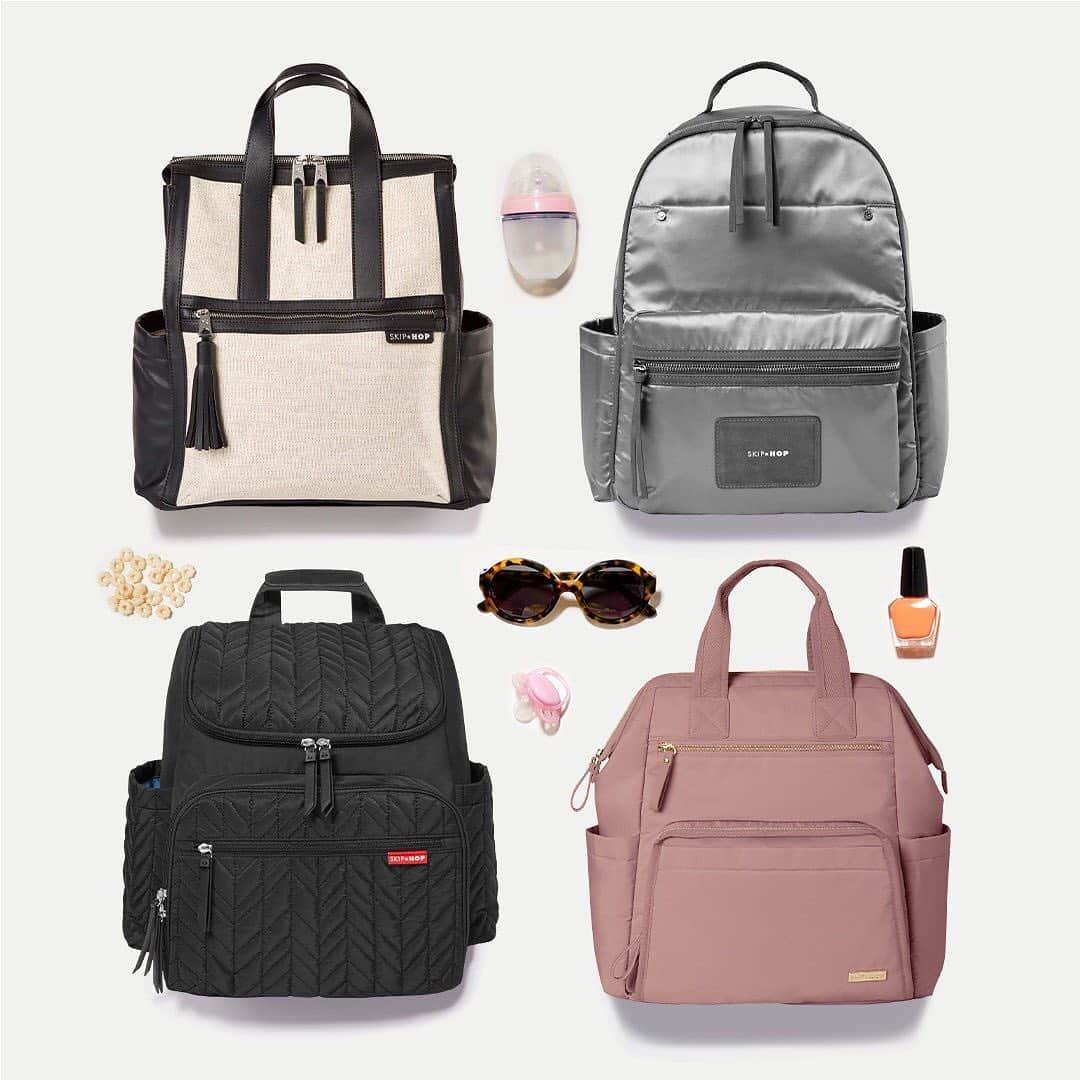 Skip Hopさんのインスタグラム写真 - (Skip HopInstagram)「We may call these Diaper Bags, but they're really so much more! With extra pockets, room for a laptop, comfy straps and sleek style, they go the distance for life beyond baby. 🎒💕 So take your pick!   #diaperbag #newbag #musthavesmadebetter #skiphop」2月22日 7時50分 - skiphop