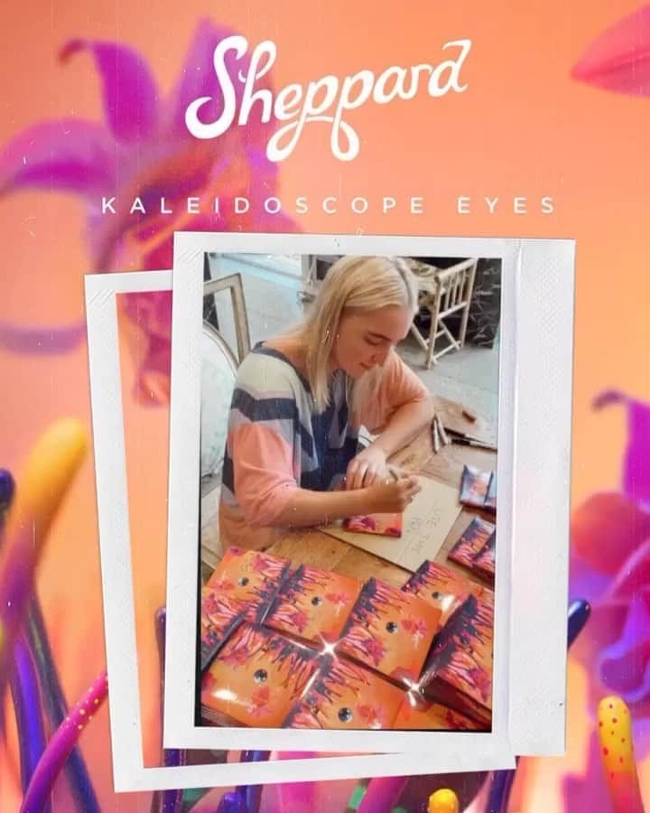 シェパードのインスタグラム：「This weeks is your last chance to get a signed Kaleidoscope Eyes album! 💿 Only available from the @jbhifi online store! Head to link in bio to grab yours now 💿」