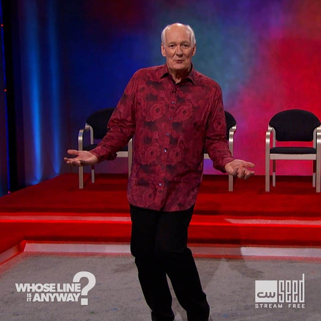 The CWのインスタグラム：「Just here to entertain! Stream a new episode free only on @cwseed! #WhoseLine」