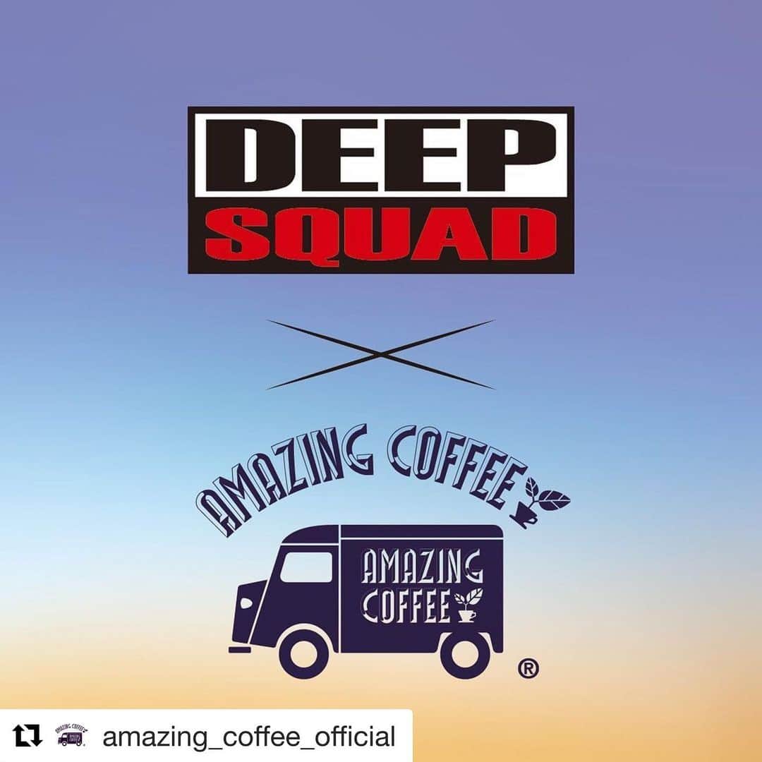 TALAのインスタグラム：「. @deep_squad_official ✖︎ @amazing_coffee_official コラボ決定‼️‼️‼️. . . #Repost @amazing_coffee_official with @get_repost ・・・ . 🎶✨DEEP SQUAD × AMAZING COFFEE🚙🌱 . 春の訪れがさらに楽しみになるCOLLABORATIONが決定いたしました🥳🌸✨ . 詳細は近日公開いたします‼️ お楽しみに☺️☕️ . #AMAZINGCOFFEE #coffee #コーヒー #☕️ #AMeCO #アメコ #DEEPSQUAD @deep_squad_official」