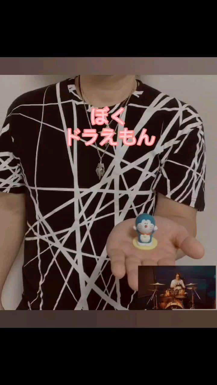 永井利光のインスタグラム：「TOSHI  NAGAI  drum &  magic  Vol.1 ドラえもんマジック！！」