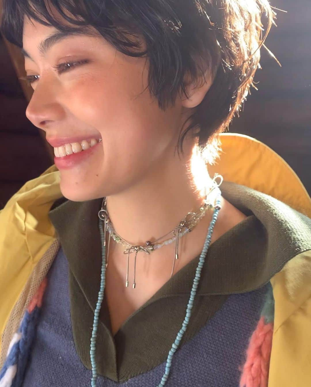 nanako itoのインスタグラム：「h&m for @hikari 💄」