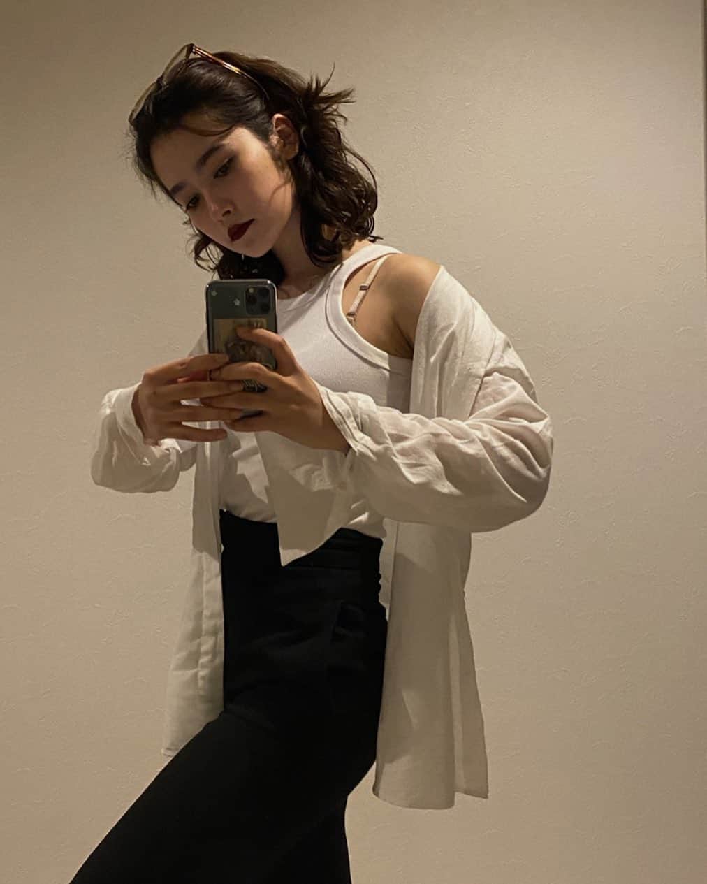 青山ケイトのインスタグラム：「:)」