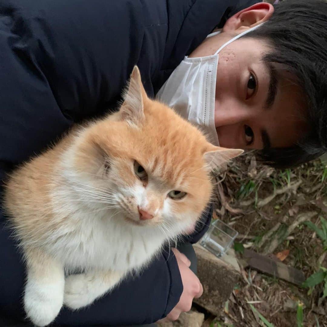須藤誠人さんのインスタグラム写真 - (須藤誠人Instagram)「先日、ロケで出会った猫🐈 きょうが猫の日だと知って ちゃっかり投稿です。 可愛すぎて写真を撮ってるところを撮られているところも添えておきます☺️ でも…最後の写真…目が鋭い…  #猫の日 #ネコ #猫 #ツンデレ」2月22日 19時26分 - satv_makoto_sudo