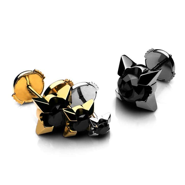 コアジュエルスのインスタグラム：「ANTERES®︎COREJEWELS #corejewels #blackdiamond #diamond #anteres #earrings #art #jewelry #corejewelsharajuku」