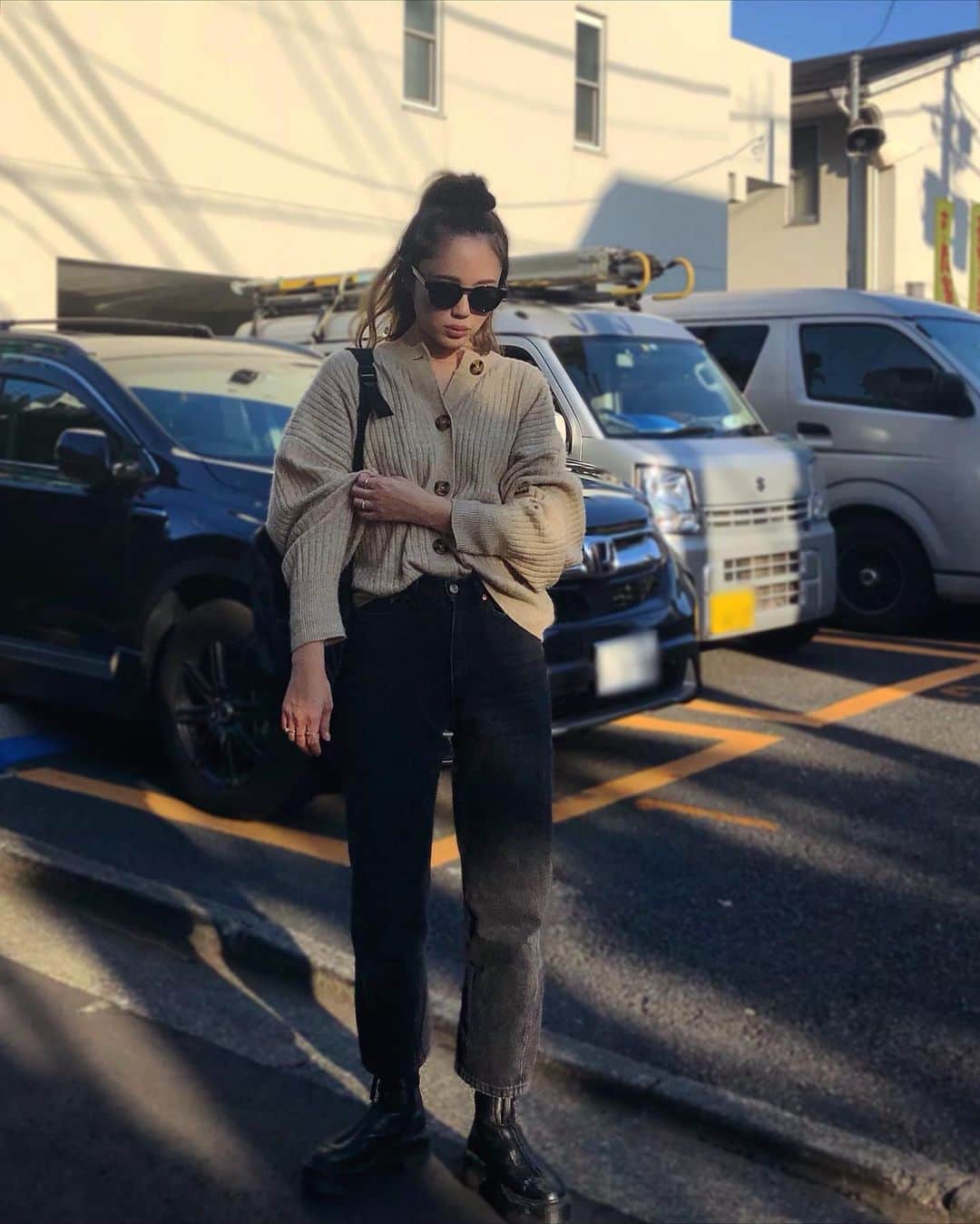 島居玲子のインスタグラム：「本日の公園スタイル🌞」