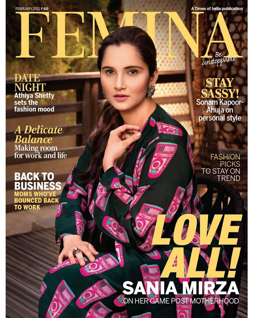 サニア・ミルザさんのインスタグラム写真 - (サニア・ミルザInstagram)「Yours truly on the cover of Femina this month ❤️  Editor: Ruchika Mehta (@ruchikamehta05) 📸: Rohan Kumar (@rohan.foto)  Stylist: Tanusha Bajaj (@tanushabajaj) Outfit: House Of Masaba (@houseofmasaba) Makeup: Shivani Krishna (@makeupbyshivanikrishna) Cover ✍️: Shraddha Kamdar (@kamdar.shraddha) Media Consultant: Think Talkies (@think_talkies)」2月22日 20時19分 - mirzasaniar