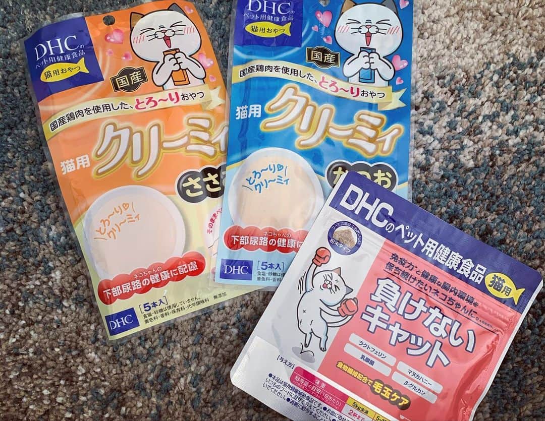 愛可さんのインスタグラム写真 - (愛可Instagram)「・ 今日は猫の日だったらしいので、 先日プレゼントしていただいた、DHCの猫さんサプリとオヤツをあげたら大喜び❣️ 化学調味料、着色料、香料、保存料などが無添加なのも安心。 ・ ・ 15歳になる我が家の姫、リンダ様  マヌカハニーや乳酸菌が入ったふりかけタイプのサプリで、少しでも元気に長生きしてくれますように✨  #dhc猫用サプリ  #猫の日　@dhc_pet_official  @dhc_official_jp  #lindacatjp  #負けないキャット　#dhcねこ部」2月22日 20時38分 - aikick