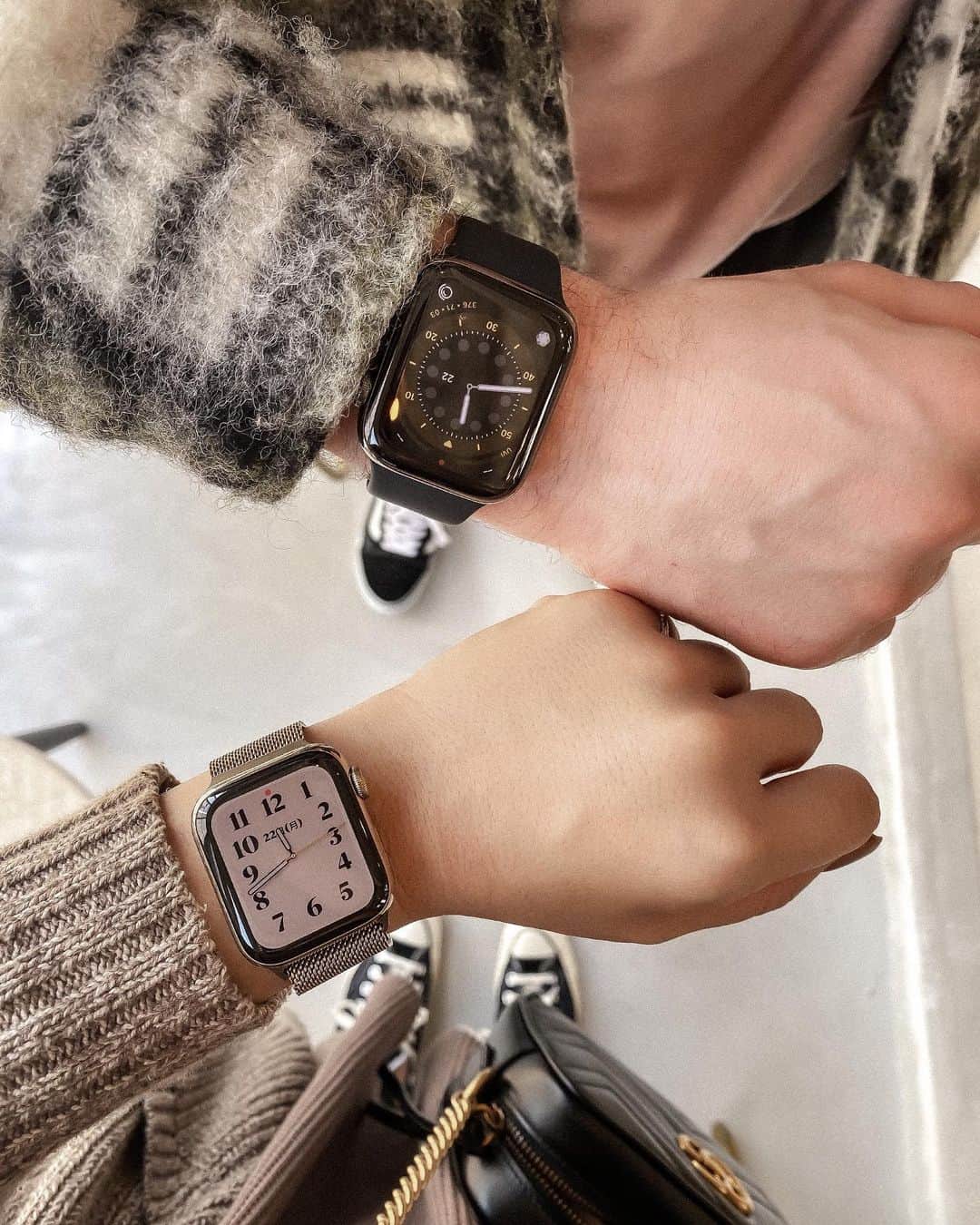 Manamiのインスタグラム：「⌚️⌚️ ㅤ Apple Watch使うの何年振りかな〜💓 かなり進化してて追いつけてない🤣  おすすめアプリとか 便利情報あったら教えてほしいなぁ🔥 とりあえずSuicaとLINEと トレーニングでしかまだ使ってない🙃 トレーニングシェア出来るのもいいね✨  @apple  #apple #applewatch  #⌚️ ♥︎♥︎」