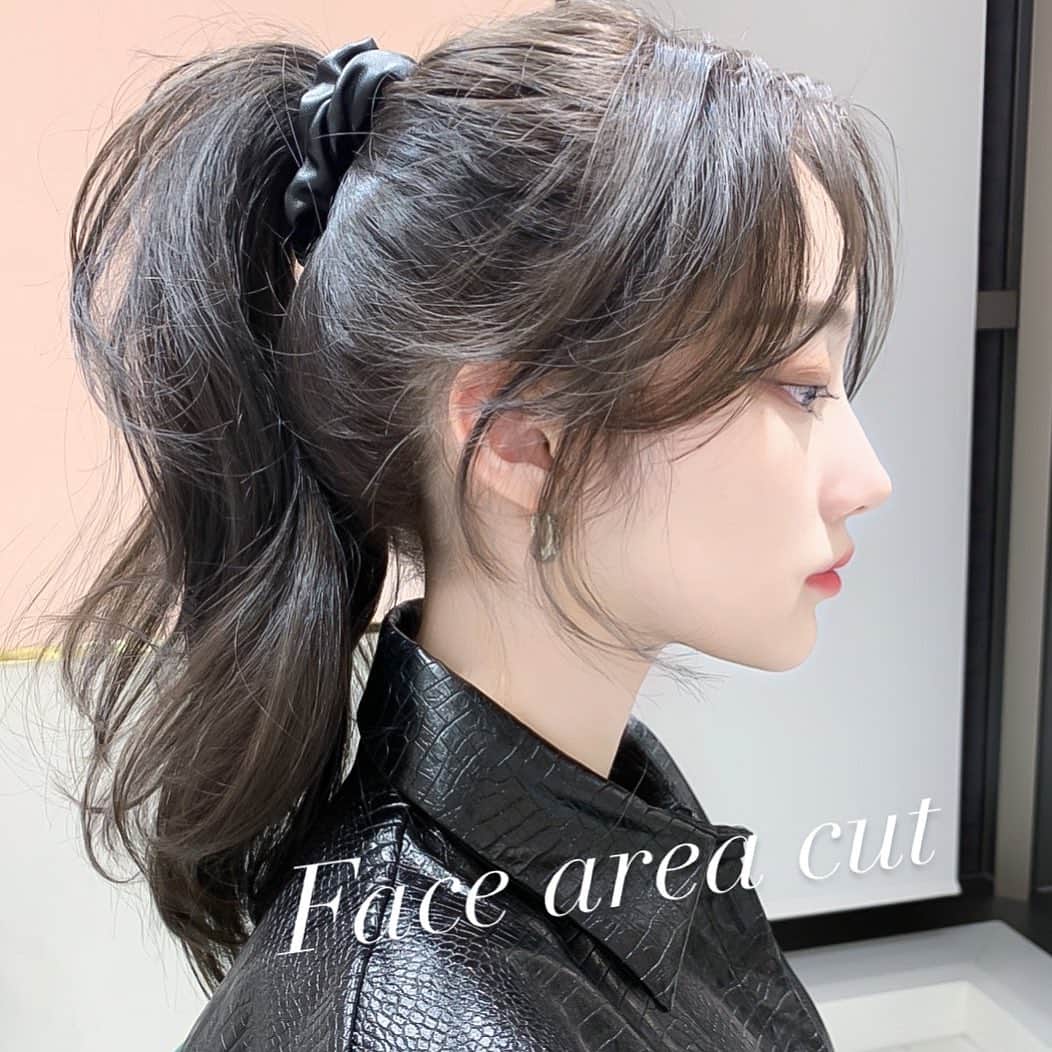 原涼香のインスタグラム：「𝙁𝙖𝙘𝙚 𝙖𝙧𝙚𝙖 𝙘𝙪𝙩 🖤 顔まわりに色気を。 ㅤㅤㅤㅤㅤㅤㅤㅤㅤㅤㅤㅤㅤ」