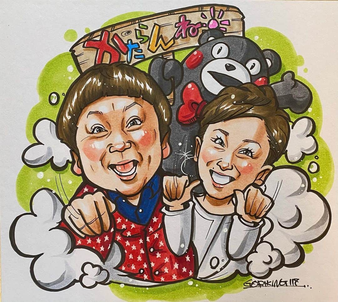 似顔絵★𝗚𝗢𝗥𝗜𝗞𝗜𝗡𝗚のインスタグラム