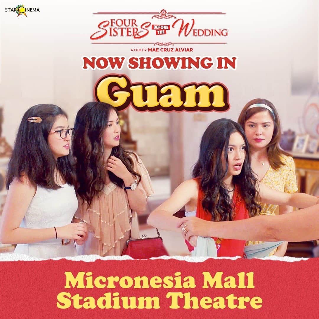 Alexa Ilacadさんのインスタグラム写真 - (Alexa IlacadInstagram)「THIS IS NOT A DRILL‼️🙀😽😸😺  #FourSistersBeforeTheWedding is NOW SHOWING in Guam! See you at the Micronesia Mall Stadium Theatre! 💞👭🏻👭🏻」2月22日 17時17分 - alexailacad