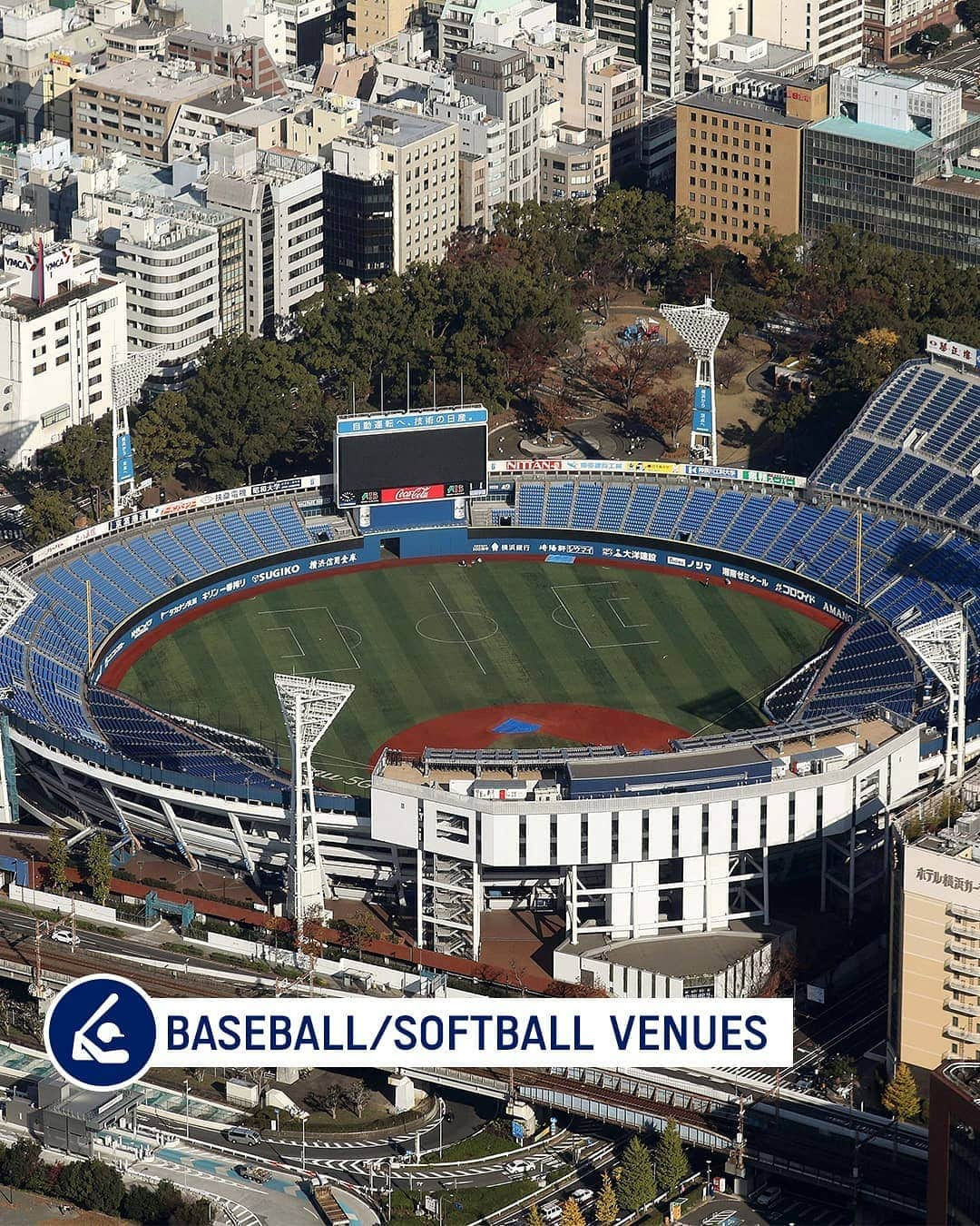 2020年東京オリンピックさんのインスタグラム写真 - (2020年東京オリンピックInstagram)「Let us introduce to you all 4️⃣3️⃣ incredible venues of #Tokyo2020! 🏟️  Enjoy #Tokyo2020 from the sky and get a bird’s-eye view of the two venues that will host the grand return of Baseball/Softball after 12 years to the Olympics programme. ⚾🥎  📍Yokohama Baseball Stadium 📍 Fukushima Azuma Baseball Stadium  #UnitedByEmotion 🇯🇵 @wbsc  📷 Photo by Tokyo 2020 / Shugo TAKEMI」2月22日 17時17分 - tokyo2020